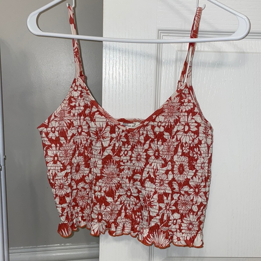 Cropped Ruched Camisole | American Eagle Outfitters